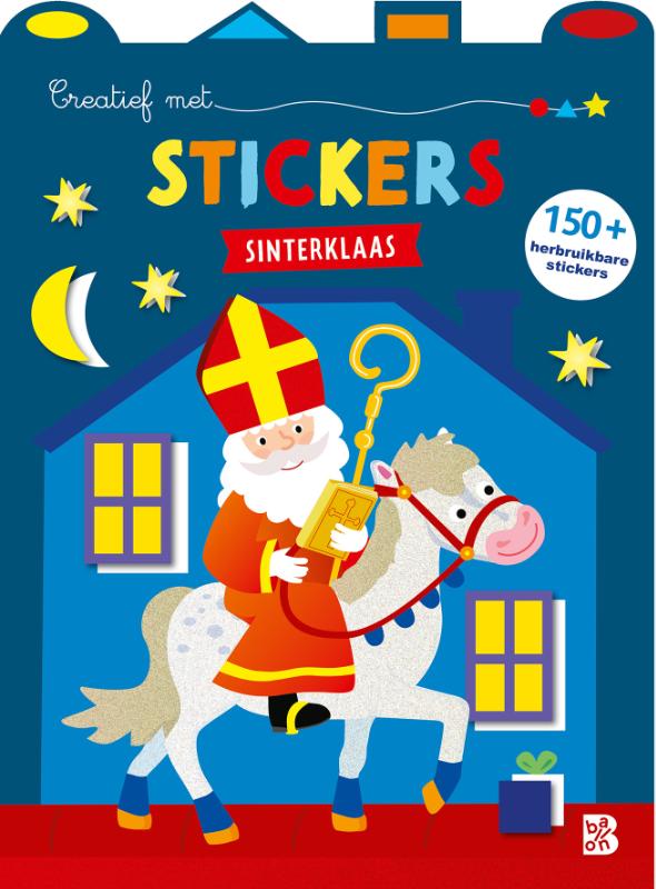 Omslag van Creatief met stickers Sinterklaas