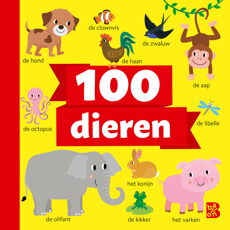Omslag van 100 dieren