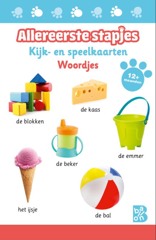 Omslag van Kijk- en speelkaarten Woordjes