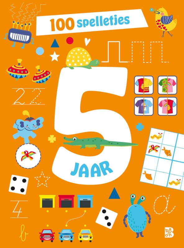 Omslag van 100 spelletjes voor 5-jarigen