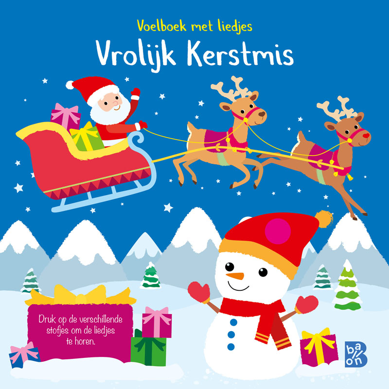 Omslag van Voelboek met liedjes Vrolijk Kerstmis’