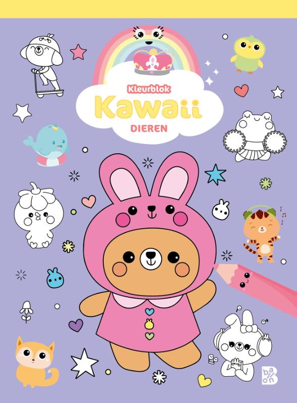 Omslag van Kawaii Kleurblok Dieren