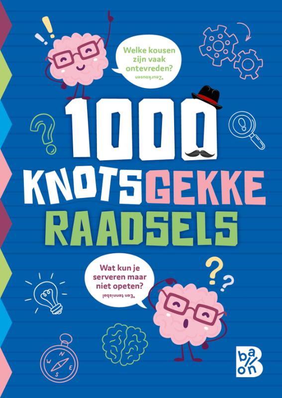 Omslag van 1000 knotsgekke raadsels