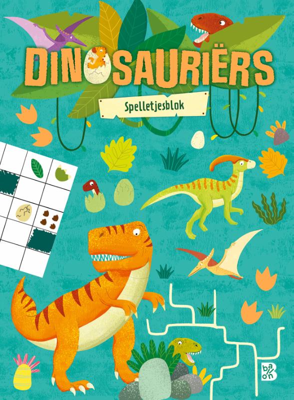 Omslag van Dinosauriërs spelletjesblok