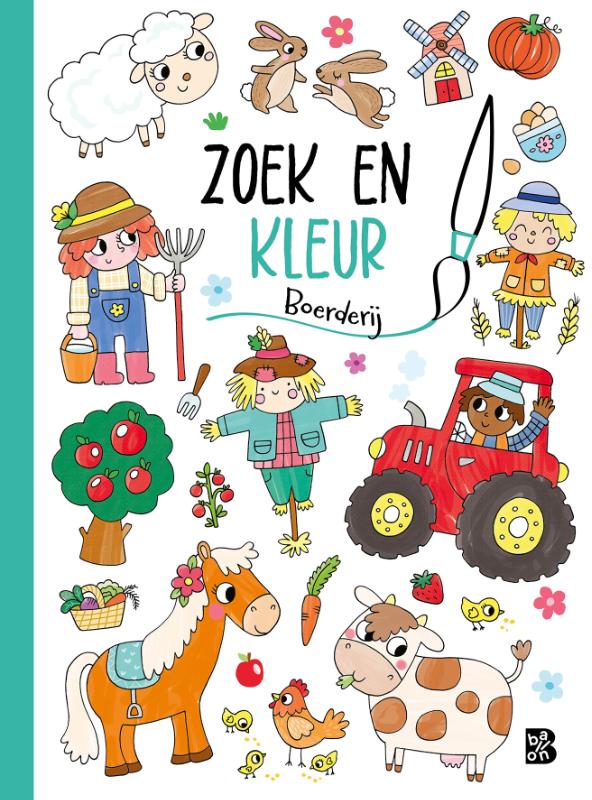 Omslag van Zoek en kleur boerderij