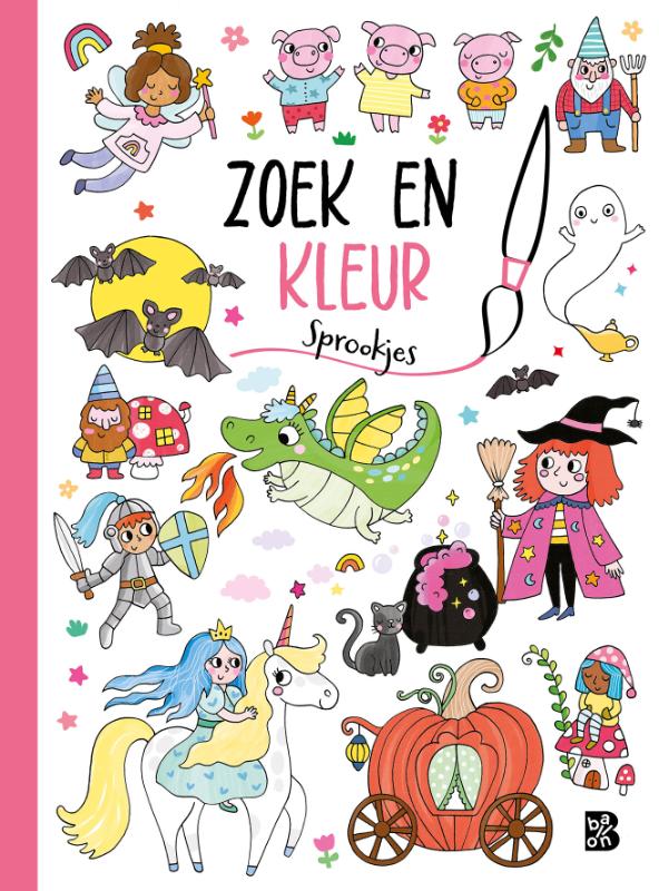 Omslag van Zoek en kleur Sprookjes
