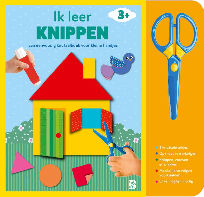 Omslag van Ik leer knippen 3+ (huis) + schaartje