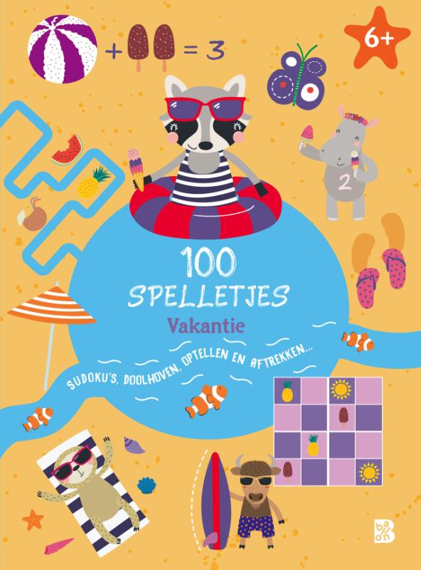 Omslag van 100 spelletjes vakantie