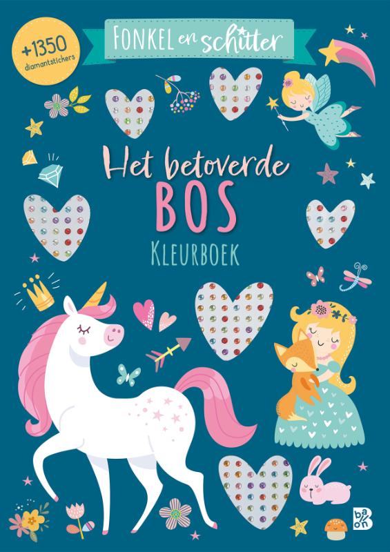 Omslag van Het betoverde bos kleurboek