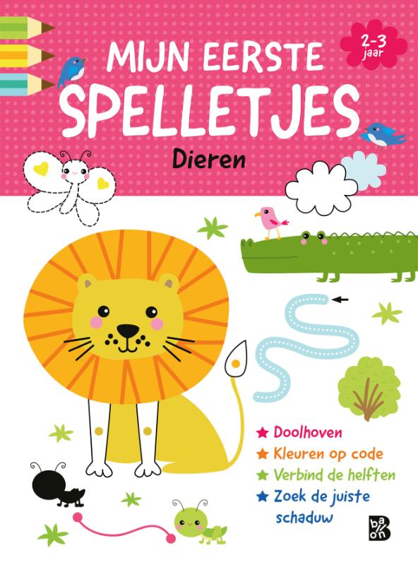 Omslag van Mijn eerste spelletjes: Dieren (2-3 jaar)