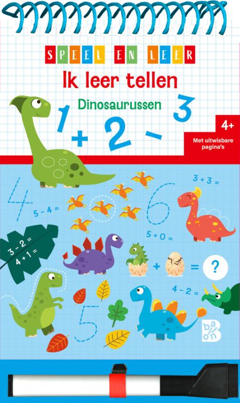 Omslag van Ik leer tellen Dinosaurussen