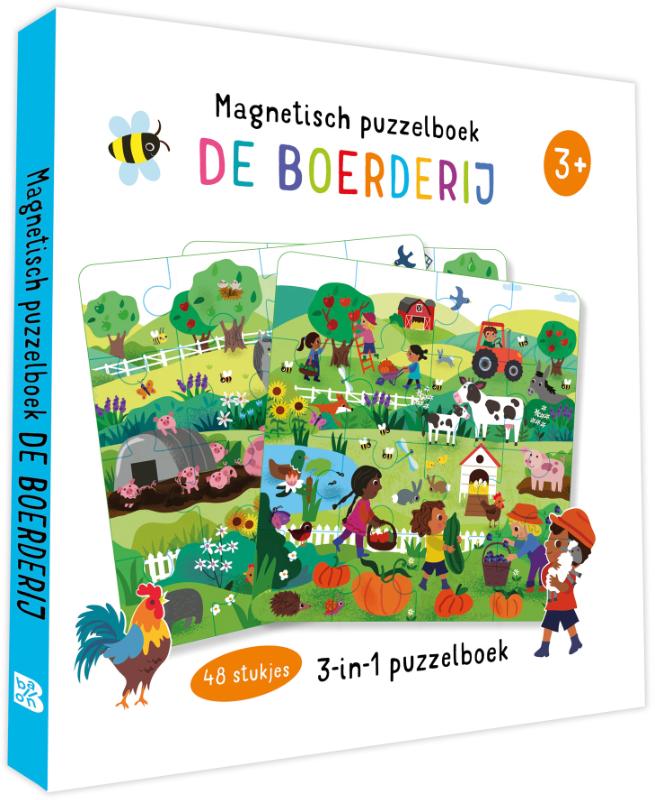 Omslag van Magnetisch puzzelboek: De boerderij