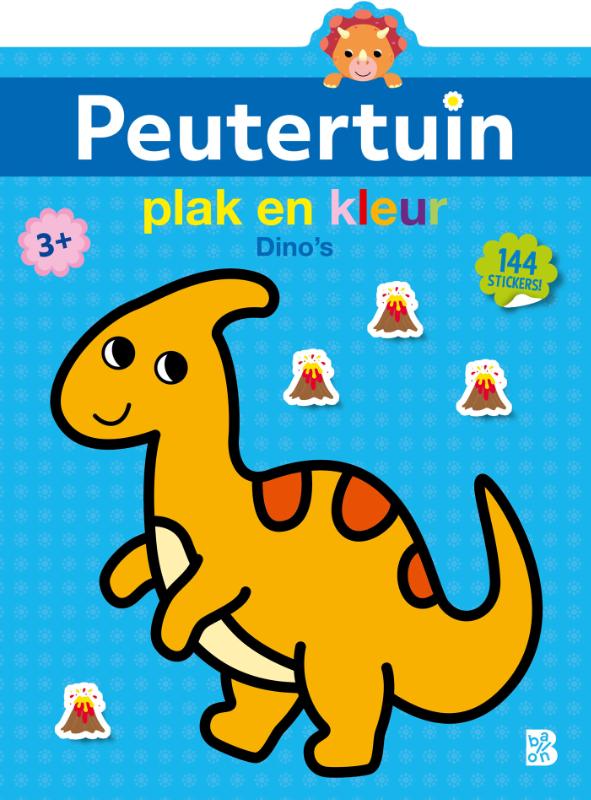 Omslag van Plak en kleur Dino's