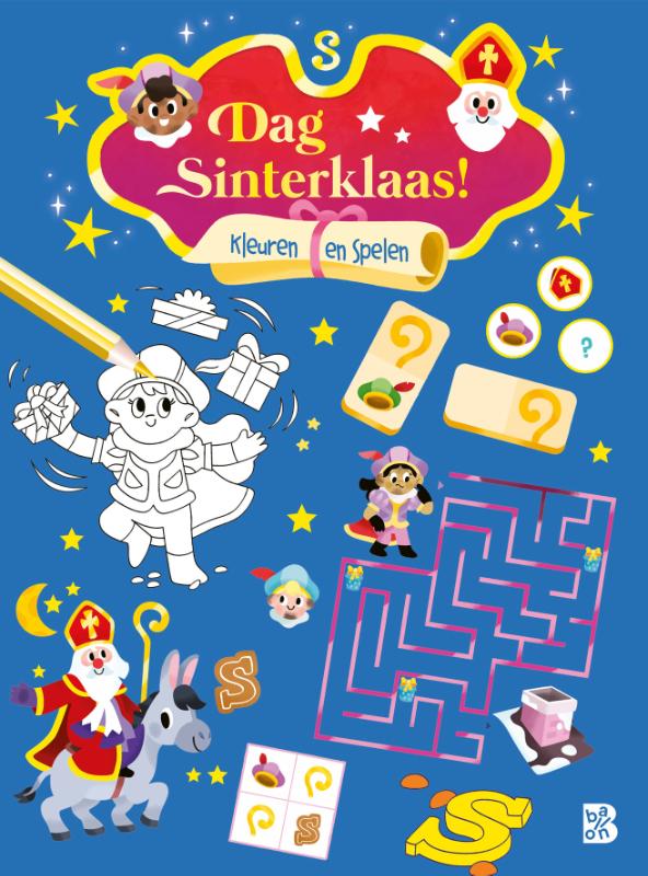 Omslag van Dag Sinterklaas! Kleuren en spelen