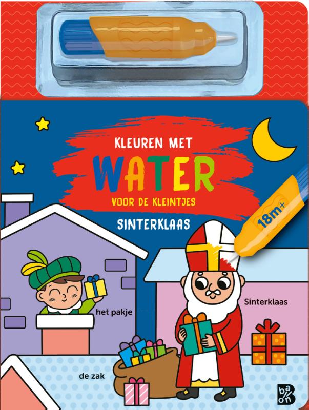 Omslag van Kleuren met water voor de kleintjes: Sinterklaas