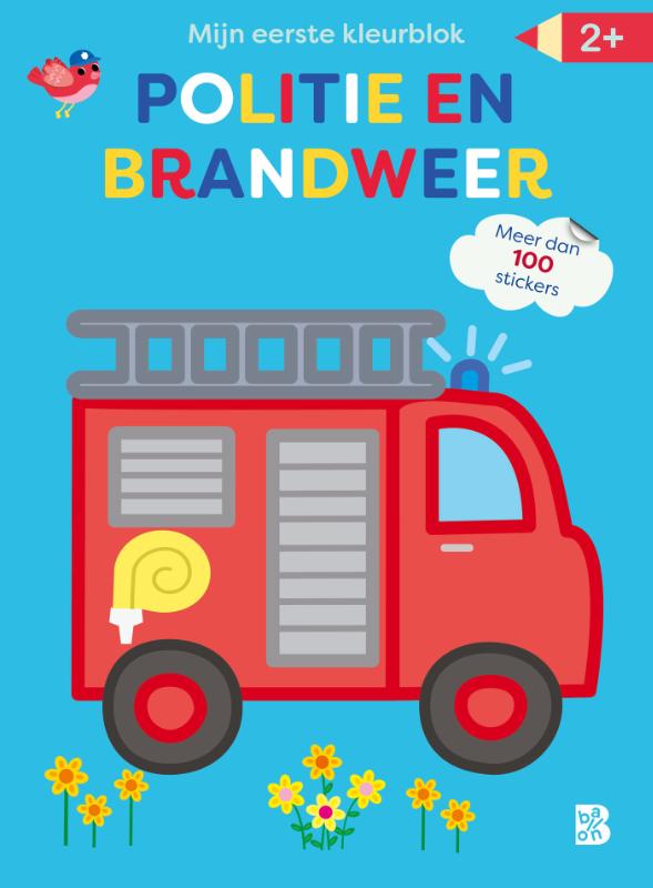 Omslag van Mijn eerste kleurblok: Politie en brandweer