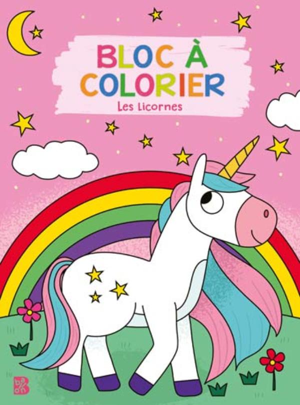 Omslag van Bloc à colorier 2026 : Les licornes