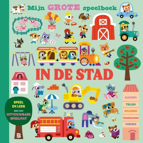 Omslag van Mijn grote speelboek: In de stad