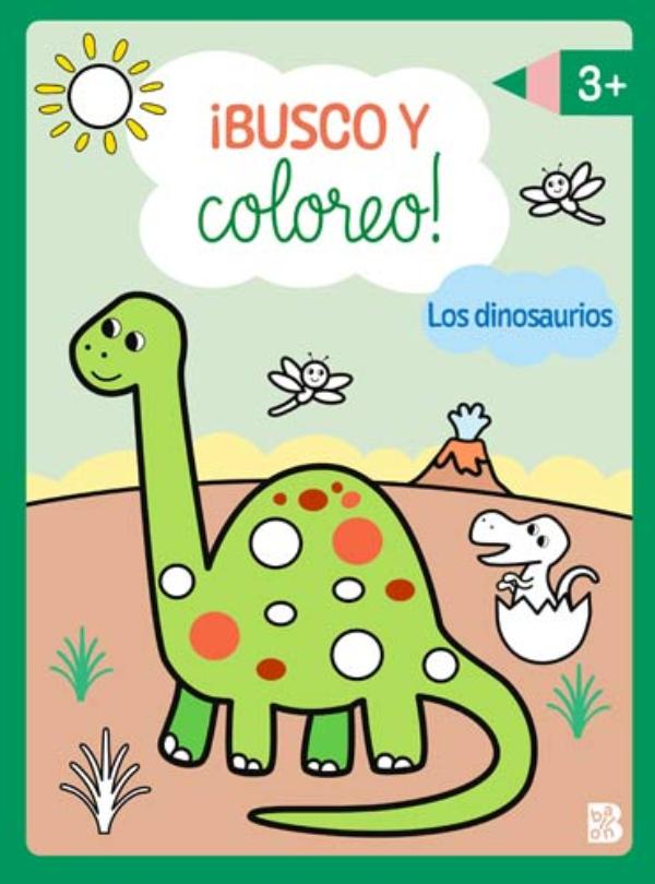 Omslag van Cherche et colorie: Les dinosaures CAST