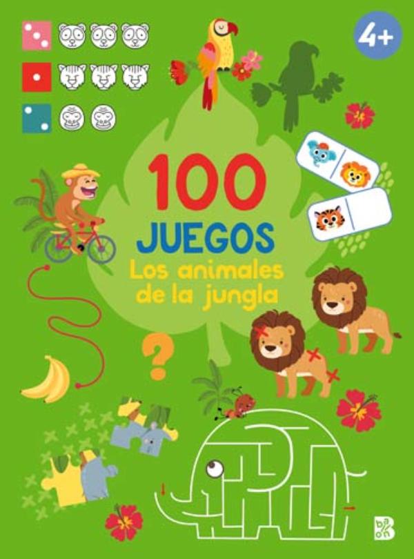 Omslag van 100 jeux : La jungle et ses animaux CAST