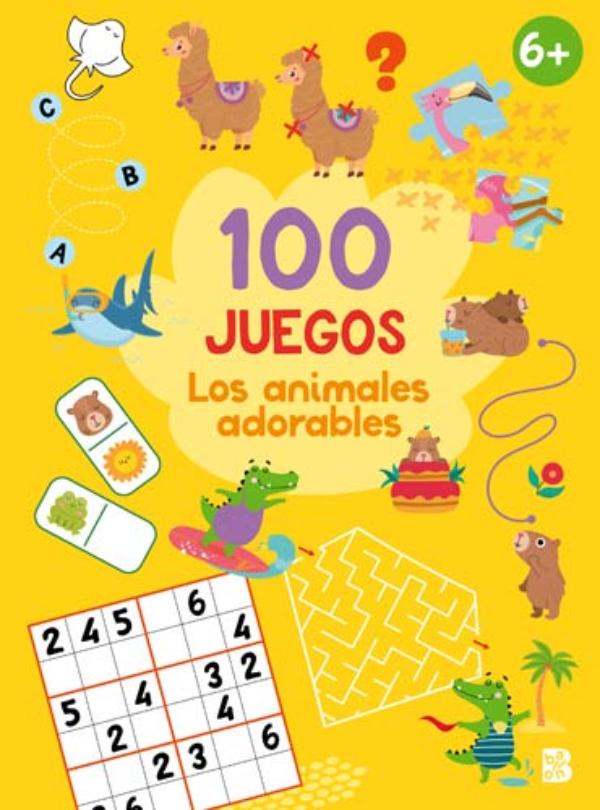 Omslag van 100 jeux : Les animaux mignons CAST