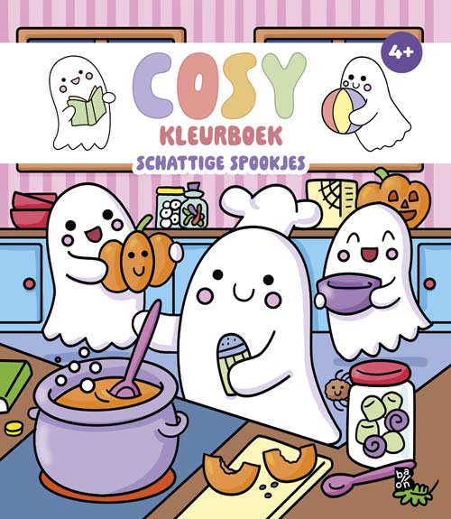 Omslag van Cosy kleurboek: Schattige spookjes