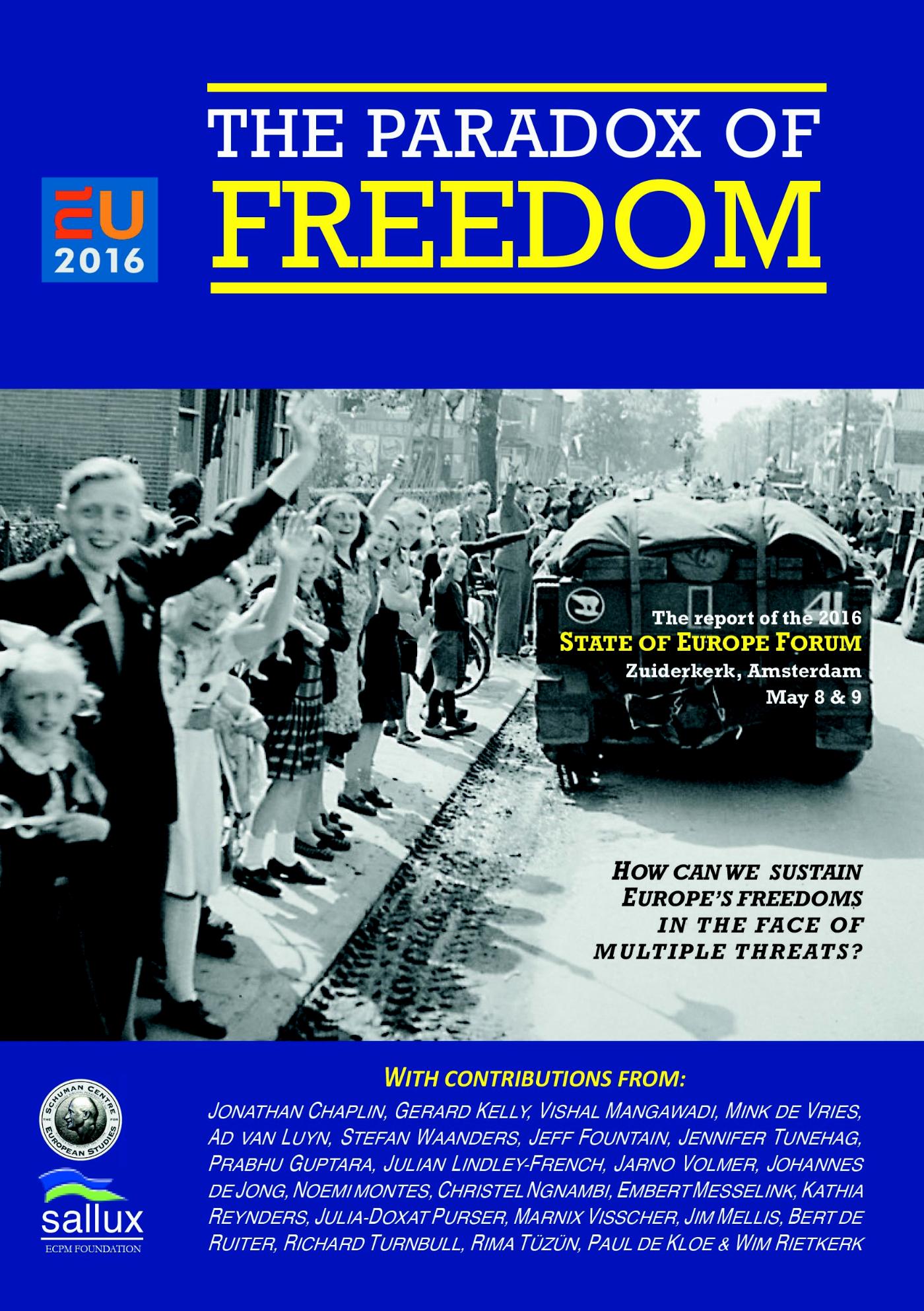Omslag van The Paradox of Freedom