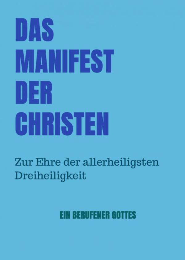 Omslag van Das Manifest der Christen