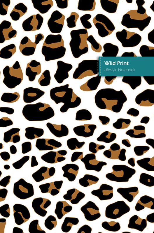 Omslag van Wild Print 2 Lifestyle Notebook, Write-in with Wide-ruled Dotted Lines, 180 Pages