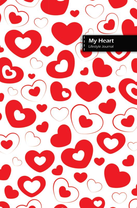 Omslag van My Heart Lifestyle Journal, Write-in wide-ruled 180 Pages with Dotted Lines