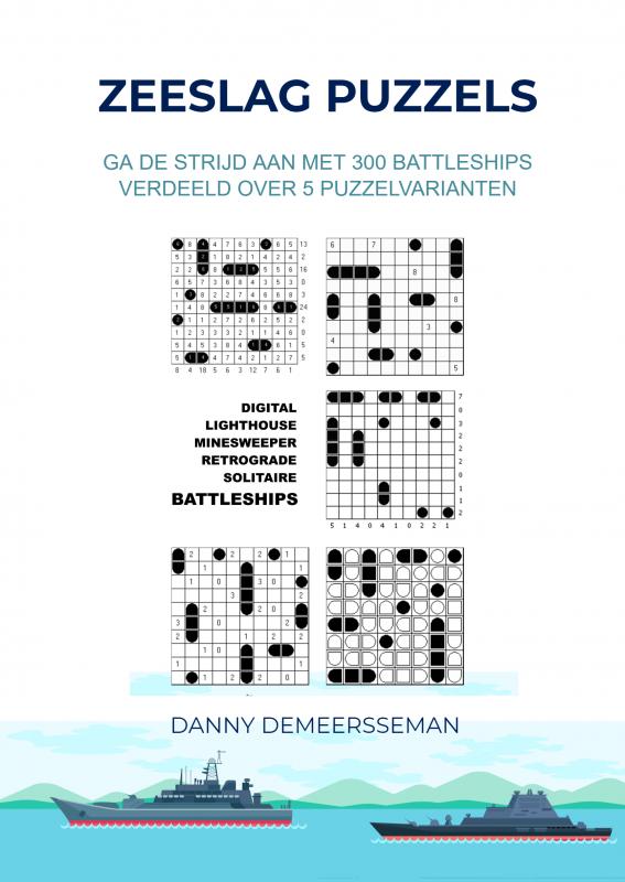 Omslag van Zeeslag puzzels