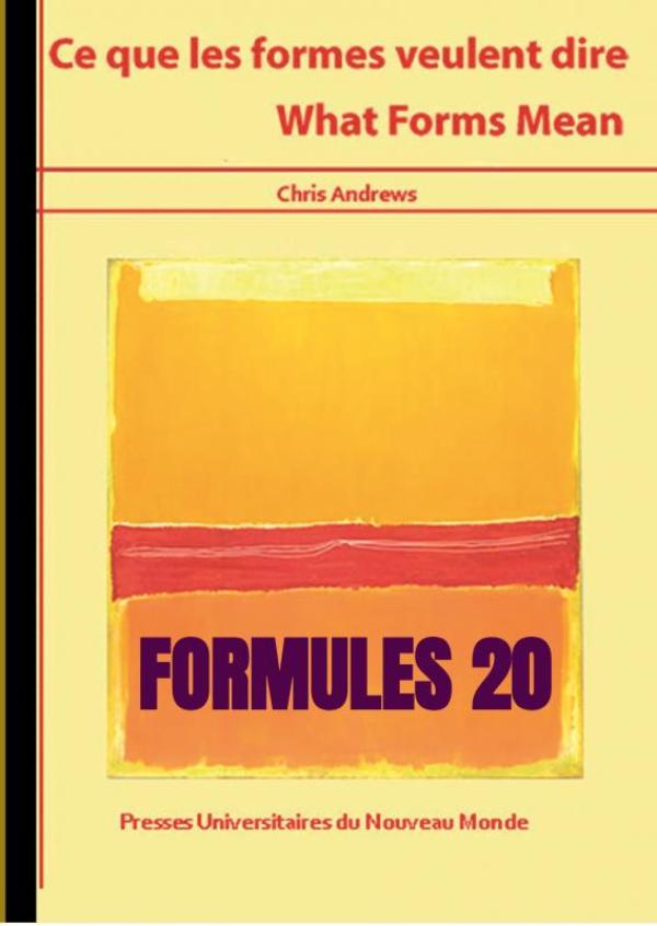 Omslag van Formules 20