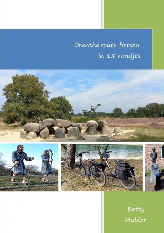 Omslag van Drentheroute fietsen in 15 rondjes.