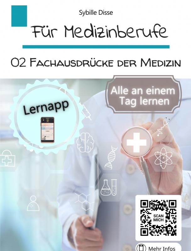 Omslag van Für Medizinberufe Band 2: Fachausdrücke der Medizin
