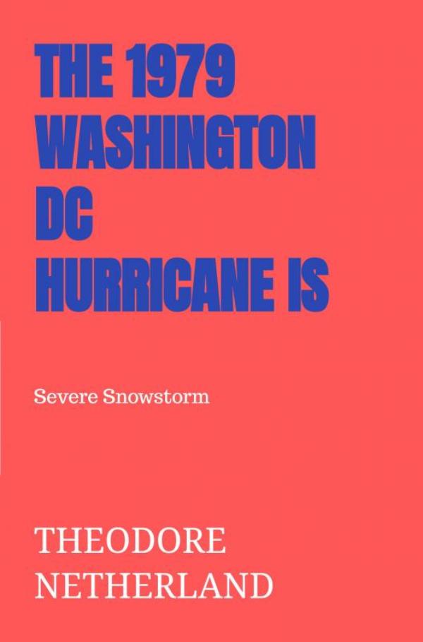 Omslag van The 1979 Washington DC Hurricane is a Wild Climate Occurrence Producing with it Freezing Conditions Roaring Breeze and Reduced Clarity.