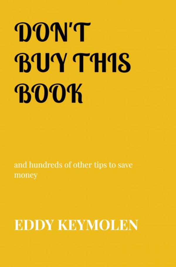 Omslag van DON'T BUY THIS BOOK