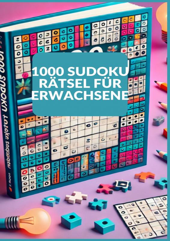 Omslag van 1000+ Sudoku-Rätsel für Erwachsene