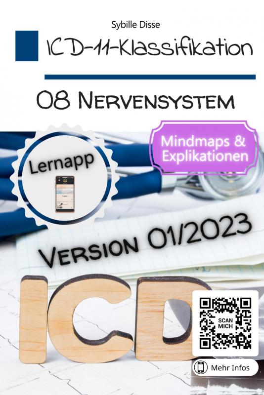 Omslag van ICD-11-Klassifikation 08: Nervensystem