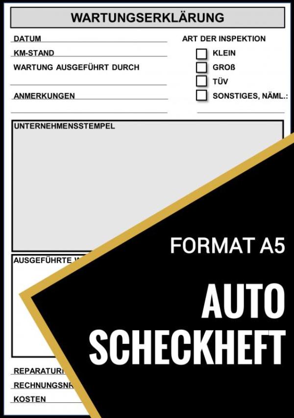 Omslag van Auto-Scheckheft - Universelles Reparaturenheft