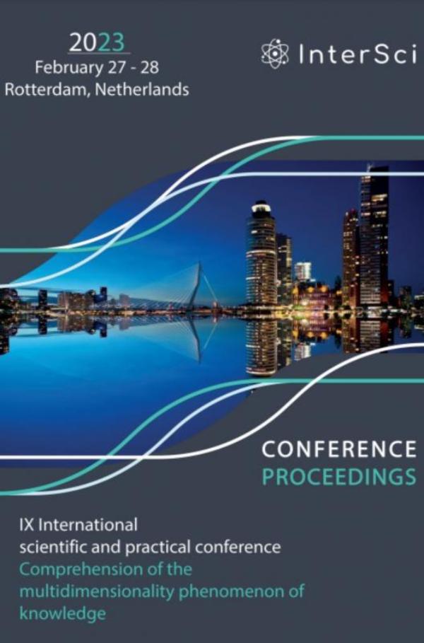 Omslag van Conference Proceedings - IX International scientific and practical conference "Formation of ideas about the position and role of science"