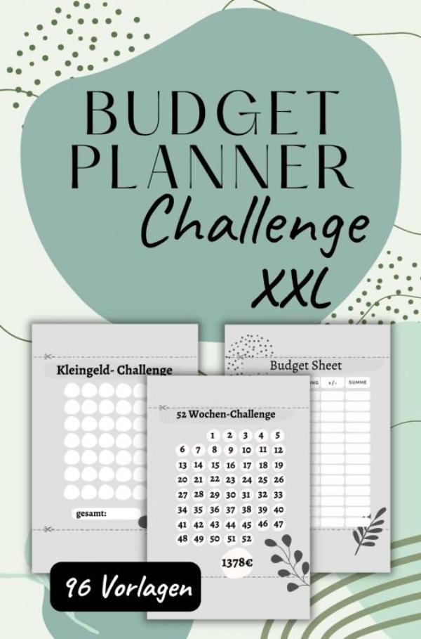 Omslag van Budget Planner Challenge XXL