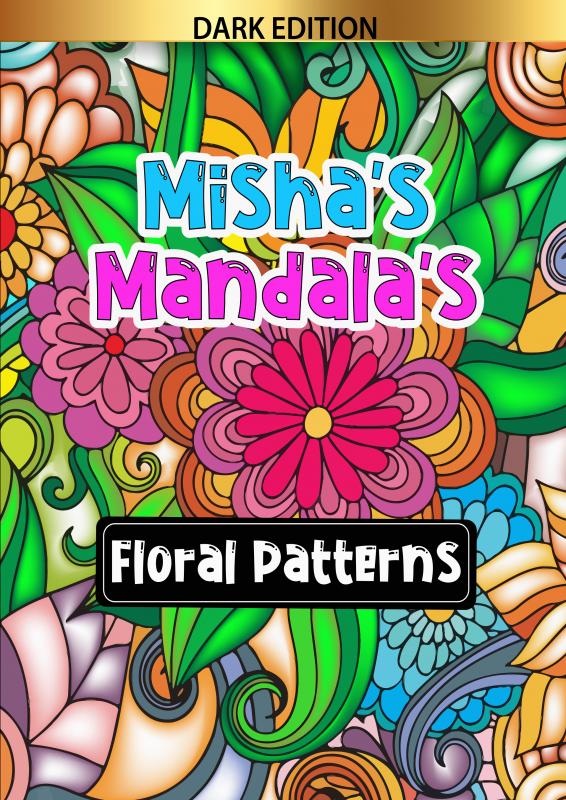 Omslag van Misha's mandala's: Floral patterns