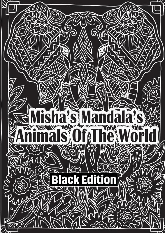 Omslag van Misha's mandala's: Animals of the world part 2
