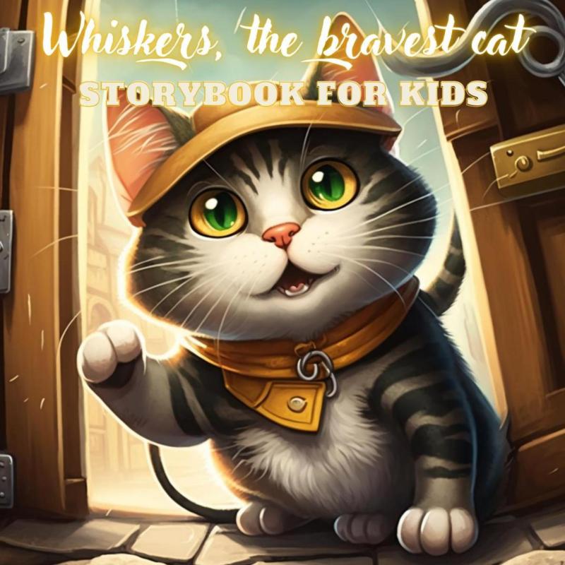 Omslag van Whiskers, the bravest cat you'll ever see