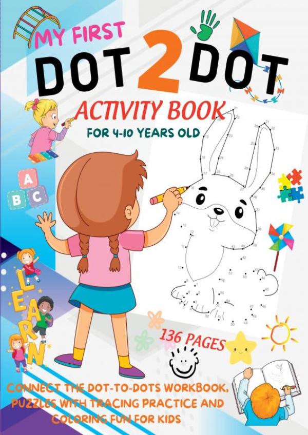 Omslag van Mijn Eerste Punt tot Punt Activiteitenboek in Engels