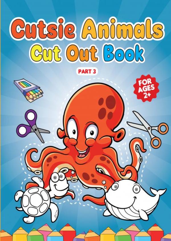 Omslag van Cutsie Animals - Cut out book