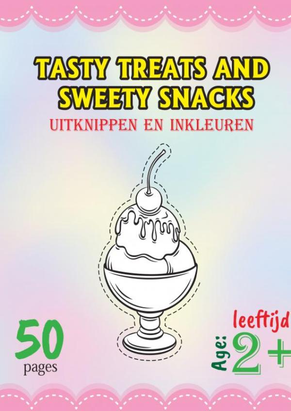 Omslag van Tasty treats and sweety snacks