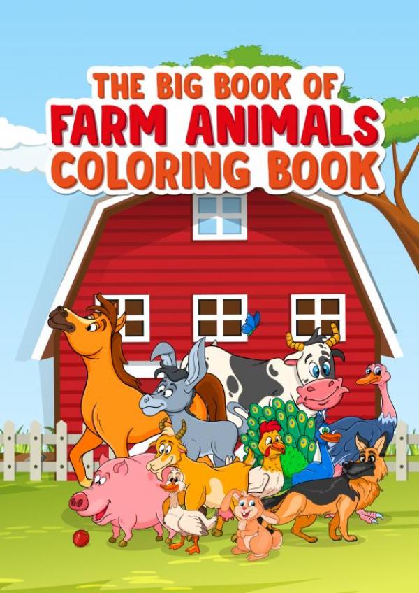 Omslag van The Big Book of Farm Animals