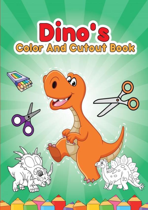 Omslag van Dino's color and cutout