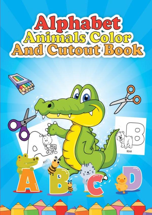Omslag van Alphabet dieren Color and cutout